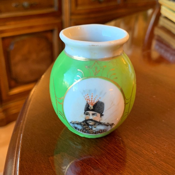 vintage vase Accents Vintage Porcelain Persian Antique Small Vase